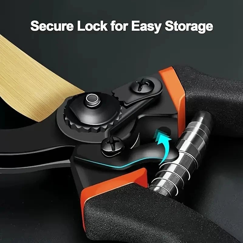 8.5" Titanium Bypass Pruning Shears T13 Professional Garden Tool