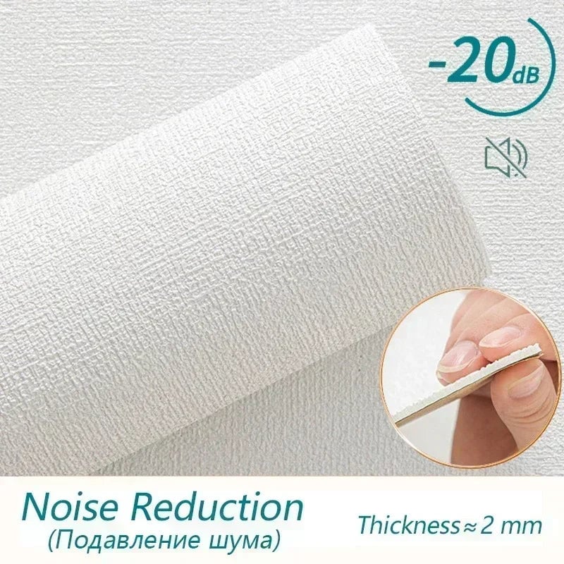 PVC Waterproof 3D Linen Self Adhesive Wall Stickers Bedroom Decor