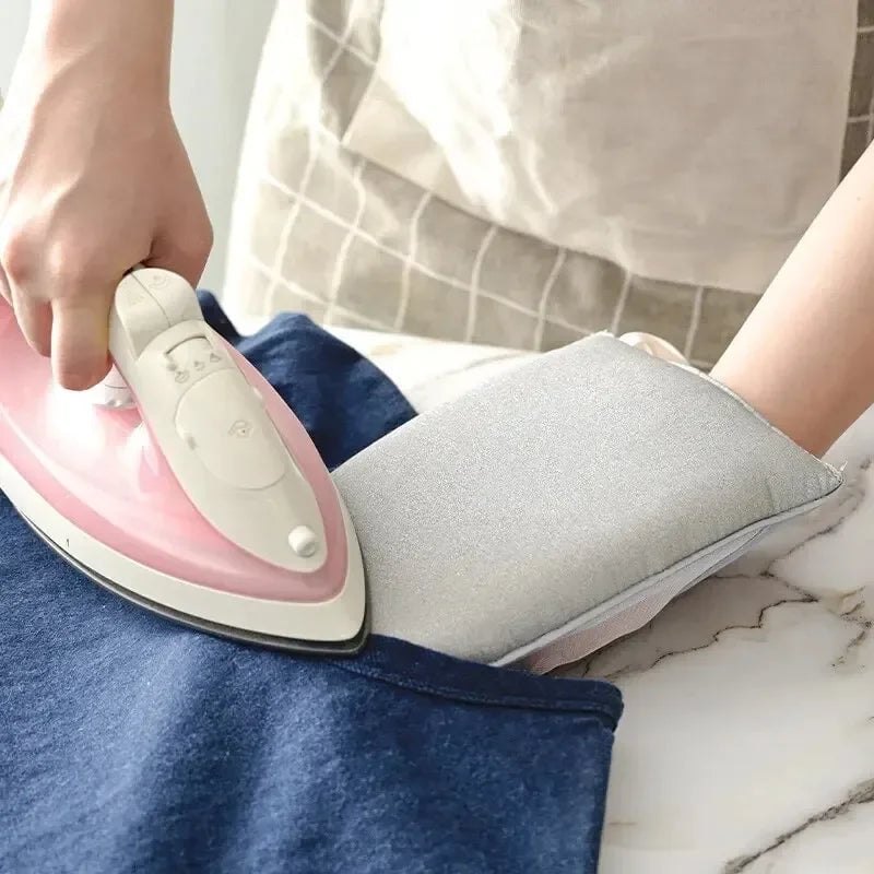 Fabric Handheld Ironing Board Glove - Heat Resistant Mini Iron Pad