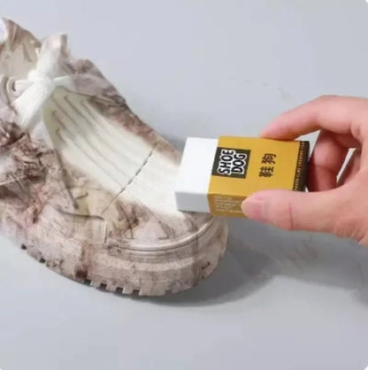 Waterless Shoe Cleaning Eraser - Stain Removal & Conditioning Brush