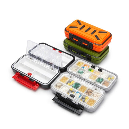 16 Grid Weekly Pill Organizer Box - Medicine Storage Container