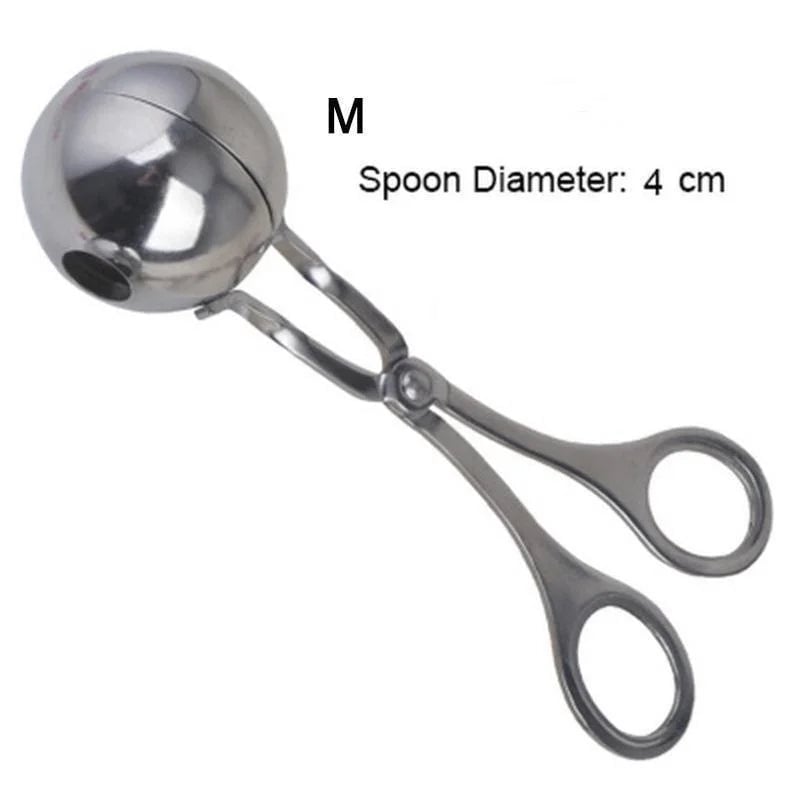 Stainless Steel Meatball Maker Tool - Non-Stick Round Ball Shaper