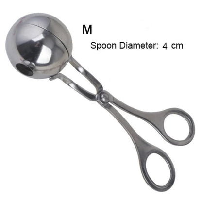 Stainless Steel Meatball Maker Tool - Non-Stick Round Ball Shaper
