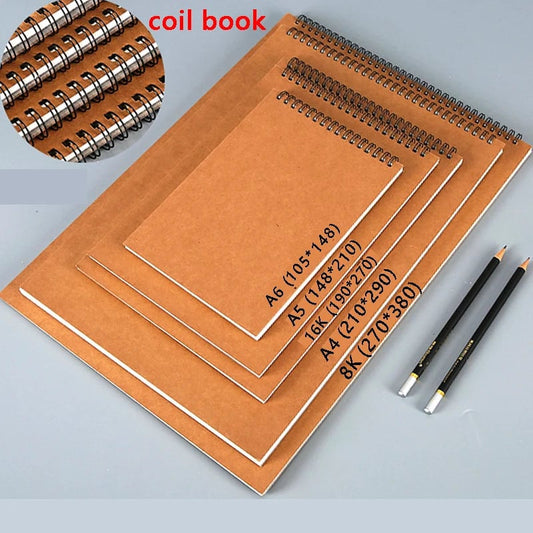 Professional Spiral Sketchbook Thick Paper Art Drawing Notebook