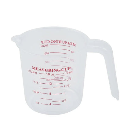 3pcs PVC Measuring Cups Set 1000/500/250ml Baking Liquid Beakers