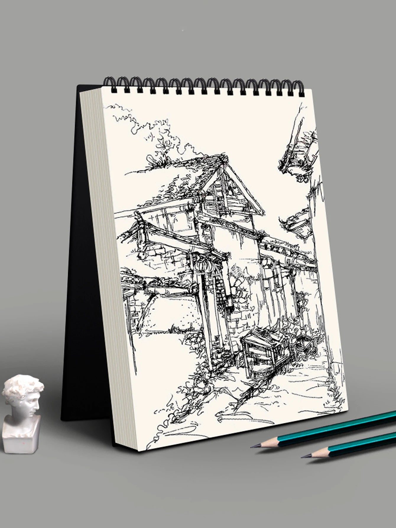 30-Sheet Spiral Bound Sketch Book - Acid Free Art Sketchpad