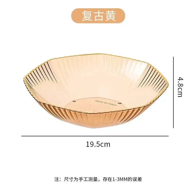 PET Partitioned Serving Plate - Multi-Section Dinnerware Dish