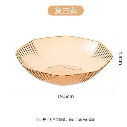 PET Partitioned Serving Plate - Multi-Section Dinnerware Dish