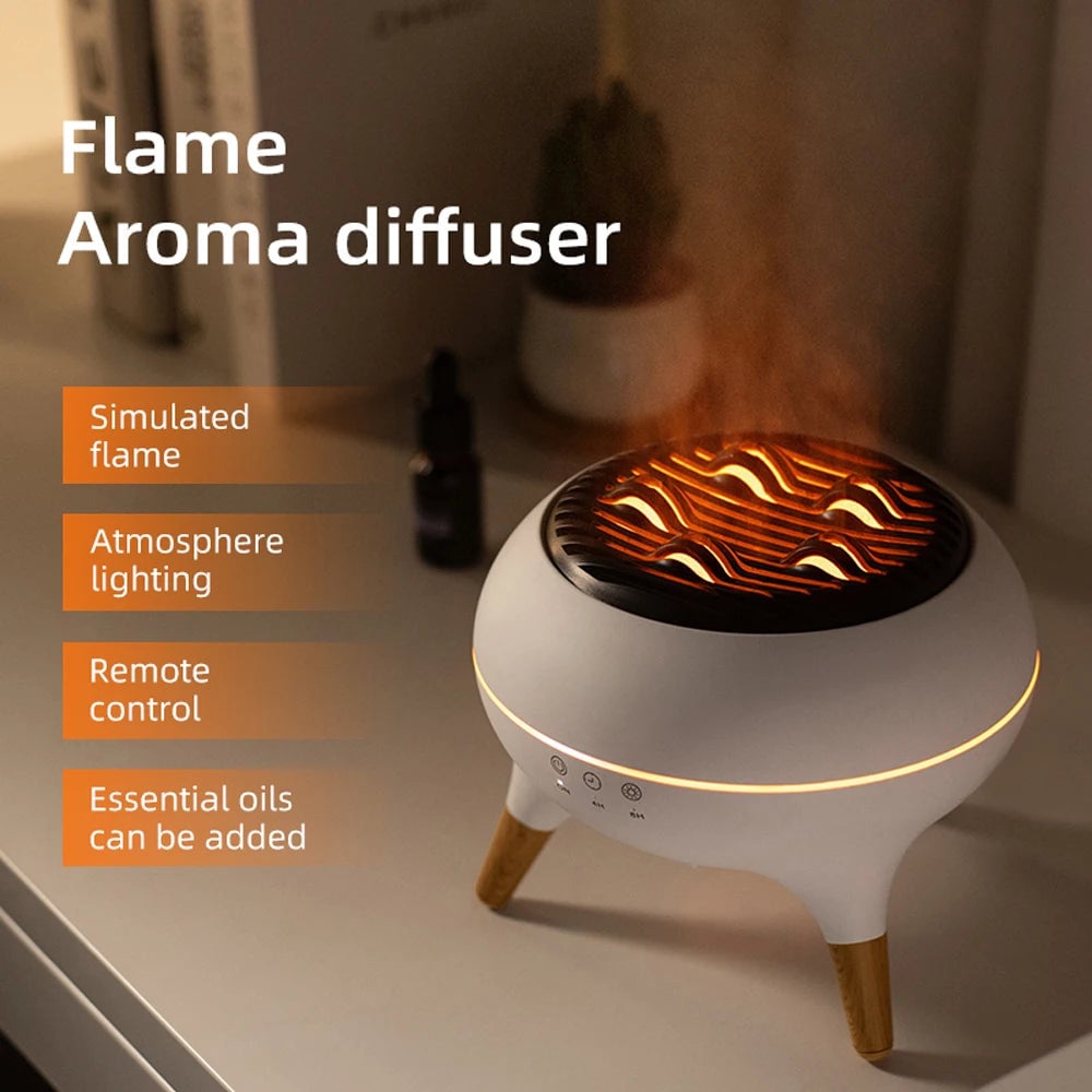 350ml LED Humidifier Essential Oil Diffuser Remote Control