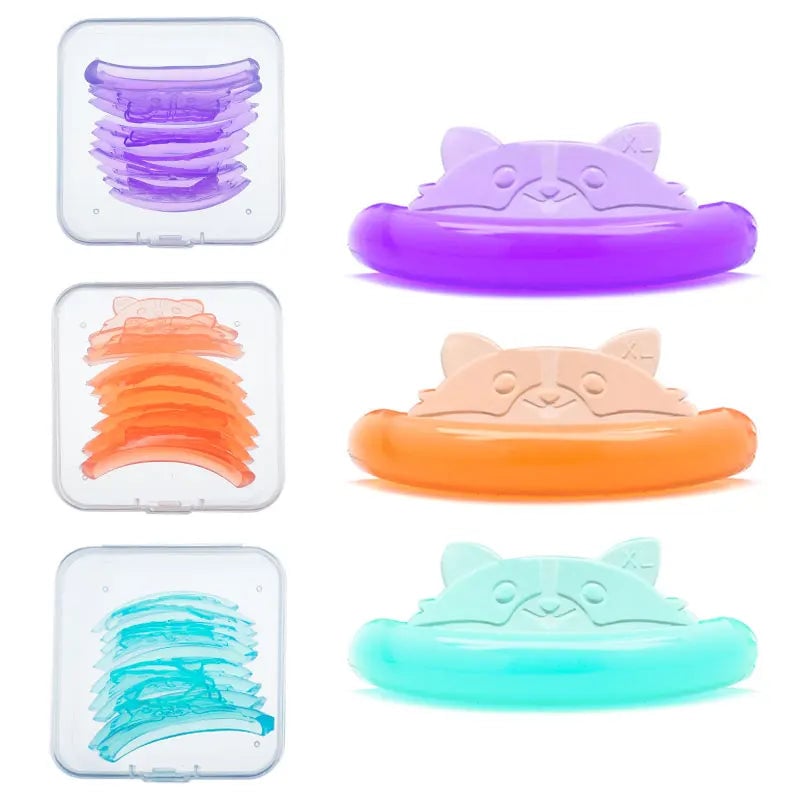 5 Pairs Silicone Lash Lifting Pads - Glue Free Eyelash Perm Rods