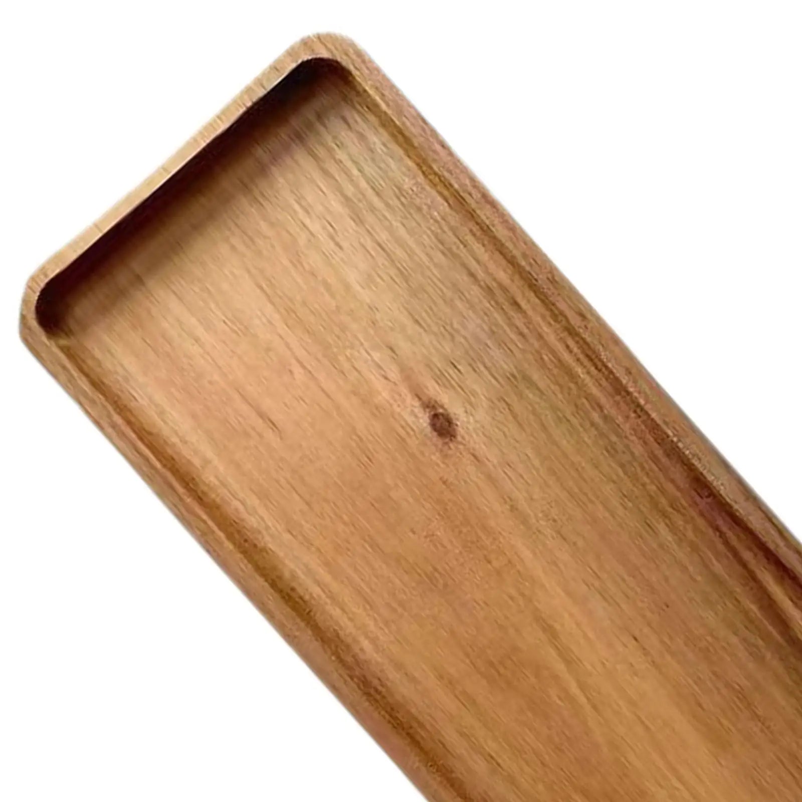 Natural Wood Serving Platter - Breakfast Tray & Dessert Plate