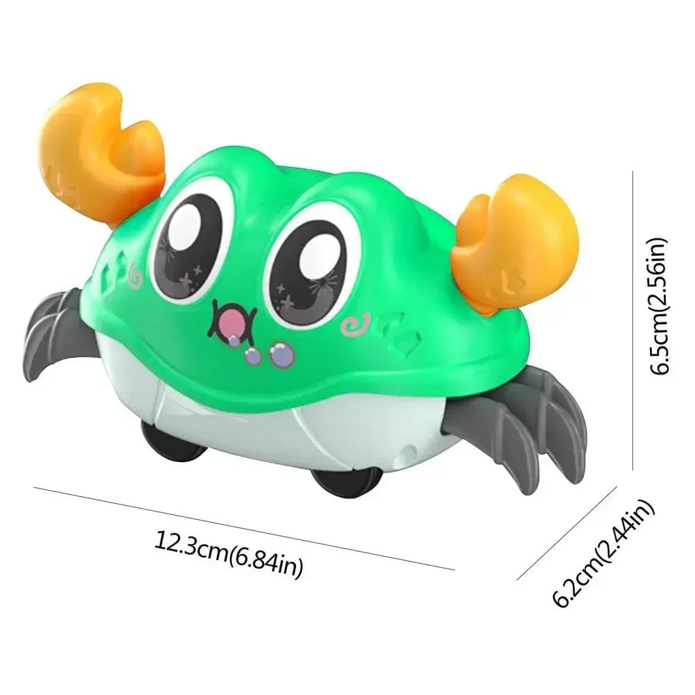 Double Force Walking Crab Sensory Toy Interactive Crawling Baby
