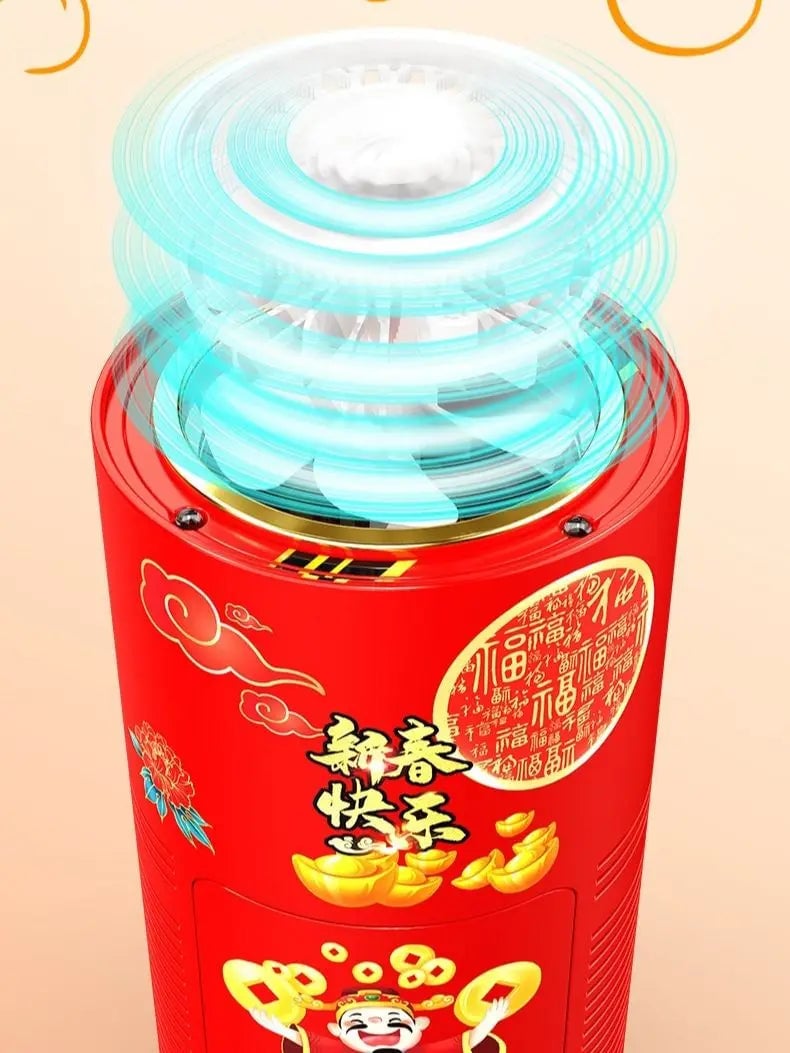 20-Hole Electronic Automatic Bubble Machine - Ground Landing Blower