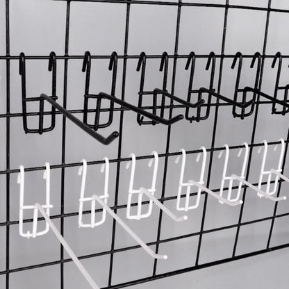 Heavy Duty Mesh Grid Display Hooks 5-50pcs Wall Mount Rack Set