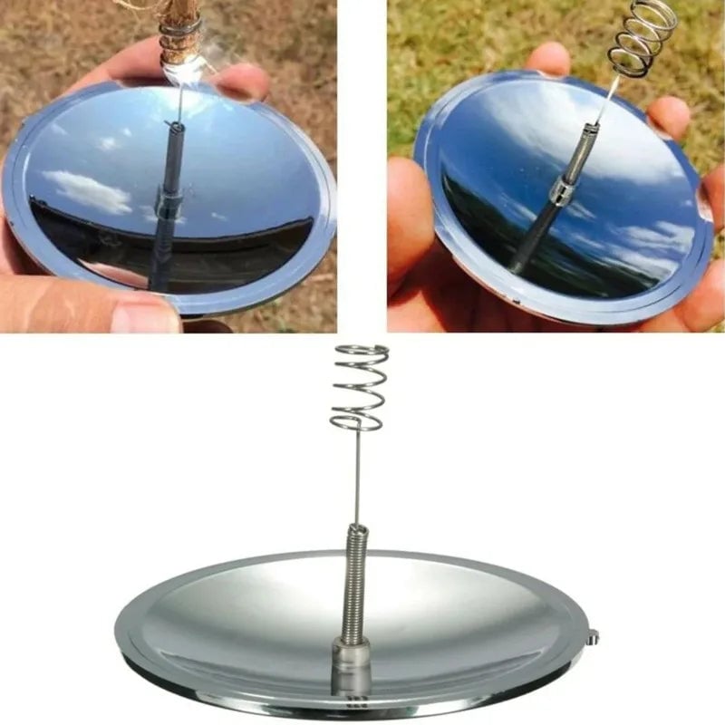 Waterproof Solar Lighter Windproof Emergency Camping Survival Tool