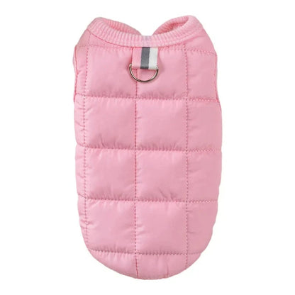 Windproof Padded Winter Dog Coat - Warm Jacket for Small Dogs