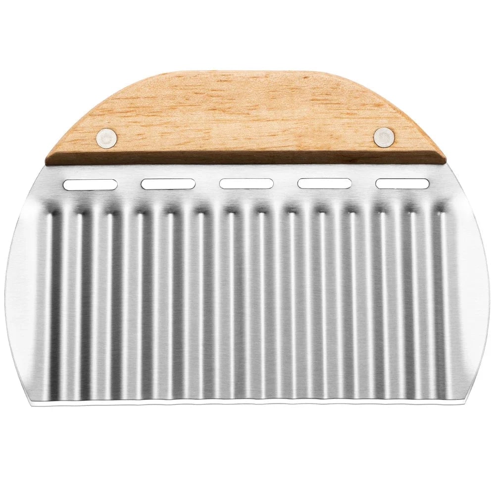 Stainless Steel Pastry Cutters Noodle Knife Cake Scraper Set