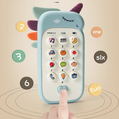 Musical Baby Phone Teether Toy - Educational Sound Telephone Infant