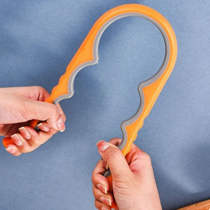 4-in-1 Kitchen Tool: Jar Gripper Lid Opener Can Opener Bottle Opener