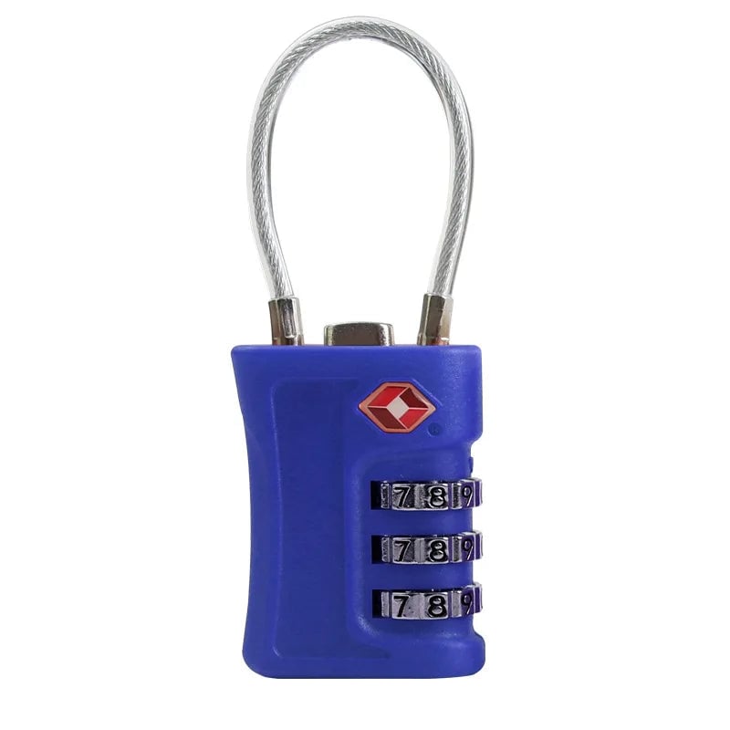 TSA 3-Digit Travel Lock - Zinc Alloy Luggage Security Lock