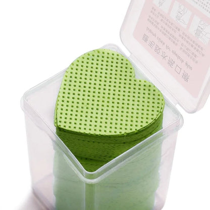 200pcs Cotton Eyelash Glue Remover Wipes - Lash Extension Cleaner