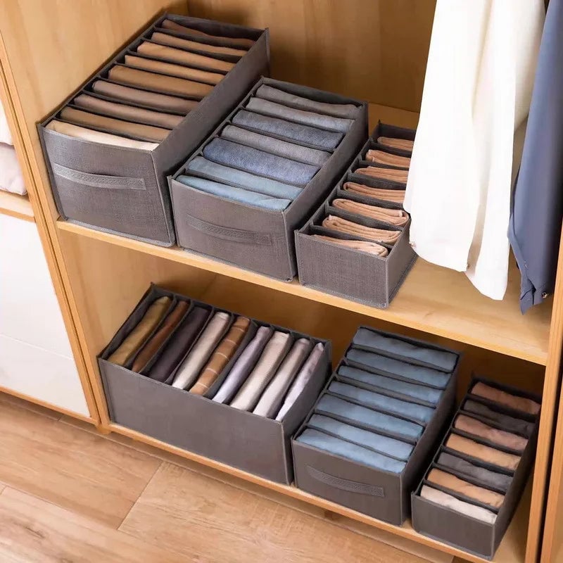 Multi-Drawer Clothes Storage Cabinet Organizer for Pants & Shirts