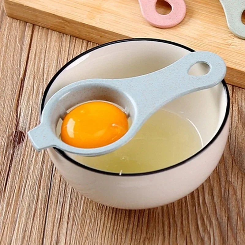 Ceramic Chicken Egg White Separator - Kitchen Baking Tool Yolk Filter