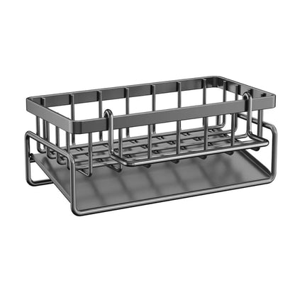 Sink Tap Mount Spice Rack Kitchen Storage Organizer Shelf