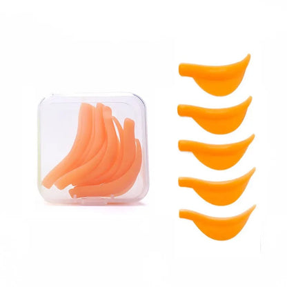 5 Pairs Silicone Lash Lifting Pads - Glue Free Eyelash Perm Rods