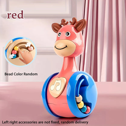 Fawn Sliding Tumbler Rattle - Educational Baby Toy with Sound