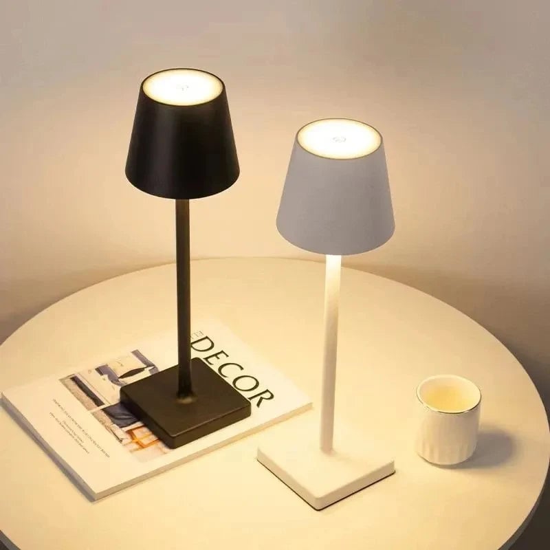 USB Rechargeable LED Touch Desk Lamp Waterproof Wireless Table Light