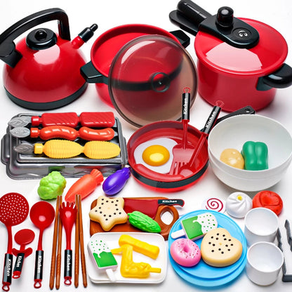 High Fidelity Kids Chef Kitchen Play Set - Realistic Cooking Toys