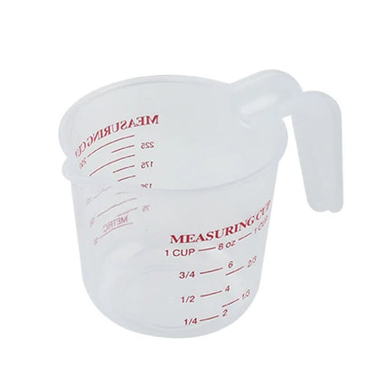 3pcs PVC Measuring Cups Set 1000/500/250ml Baking Liquid Beakers