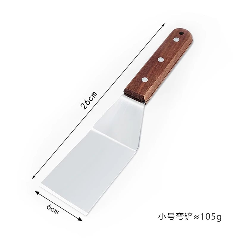 Stainless Steel Non-Stick BBQ Spatula & Grill Scraper Tool