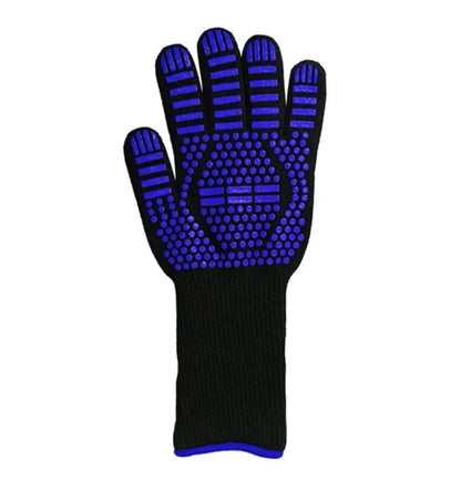 800°F Heat Resistant Oven Gloves - Fireproof BBQ Baking Mitts