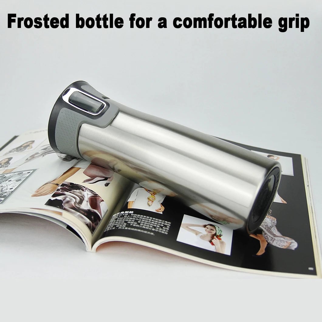 SUS 304 Stainless Steel Vacuum Insulated Travel Coffee Mug Spill-Proof