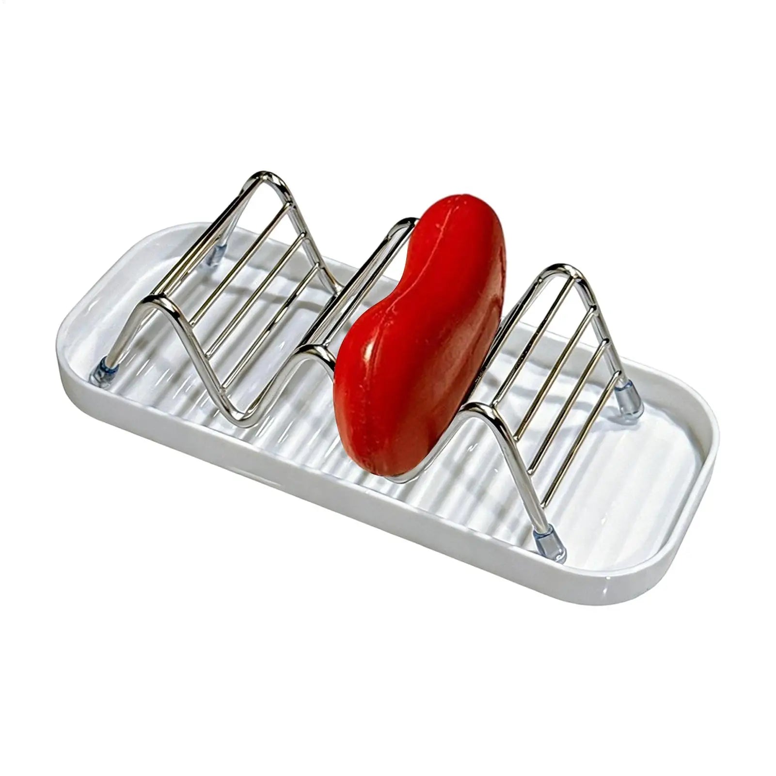 Stainless Steel Soap Dish with Drainage - Multifunctional Tray