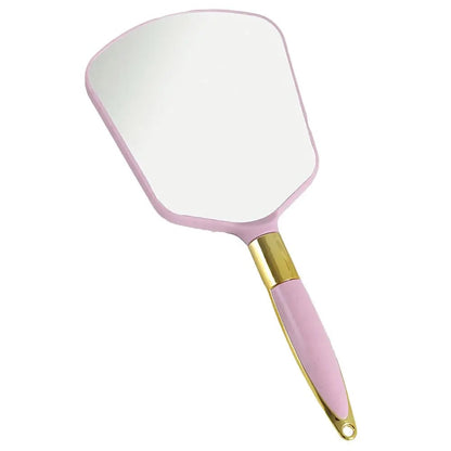 HD Vintage Handheld Makeup Mirror with Handle - Professional Vanity