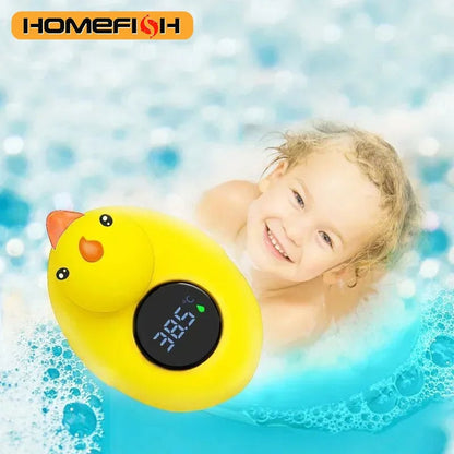 Waterproof Duck Baby Bath Thermometer - Floating Temperature Sensor