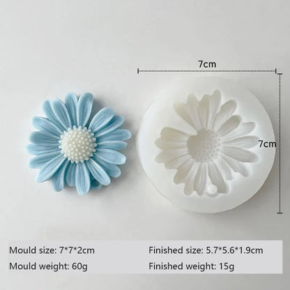 Handmade Daisy Sunflower Soap Plaster Diffuser Stone Mold DIY Kit