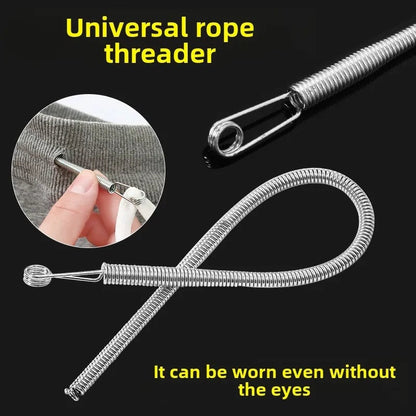 Drawstring Threader Clip Tool - Elastic Band Insertion for Hoodies