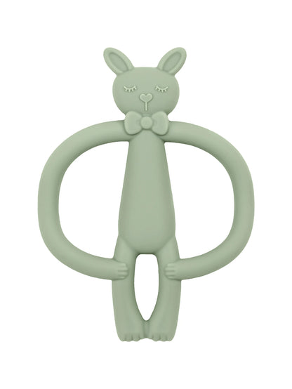 Silicone Rabbit Teether Toy - Baby Nursing Chewing Relief