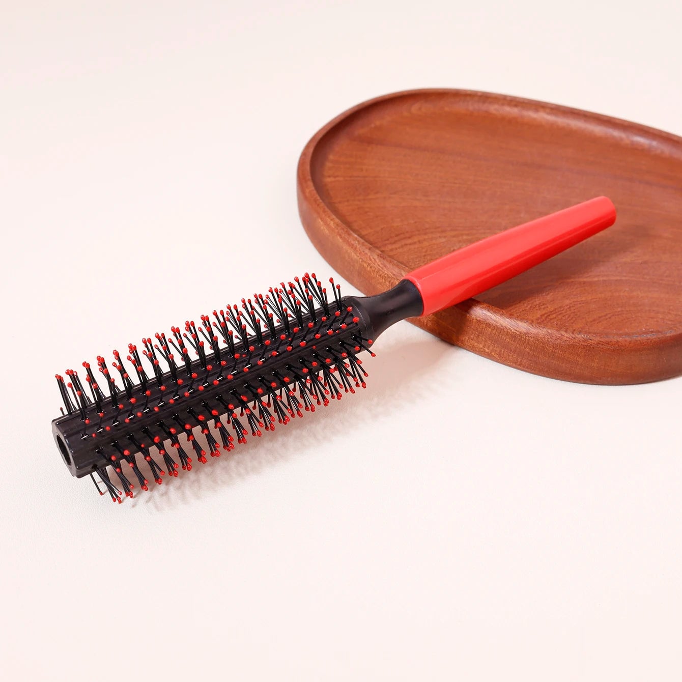 Quiff Roller Brush Non-Slip Round Hair Brush Styling Tool Unisex