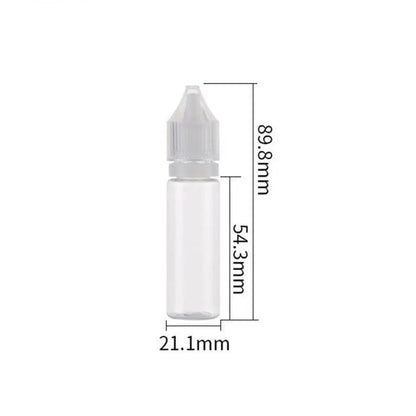 Portable Oil Filling Bottles 10-100ml PET Pointed Squeezable Dropper