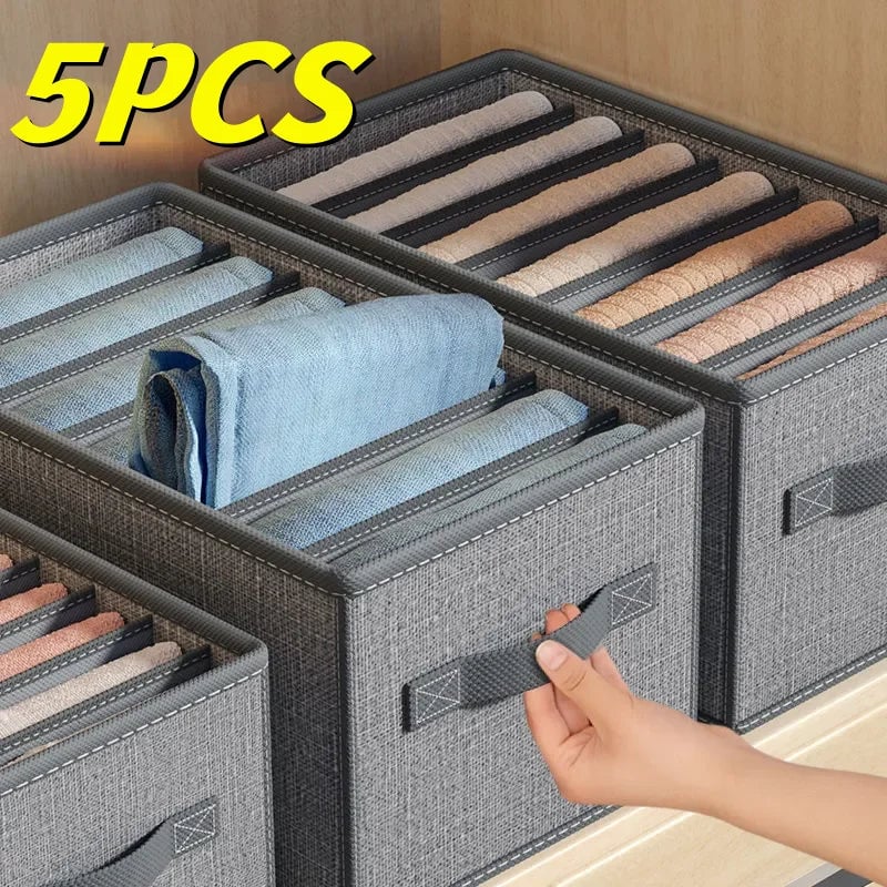 Multi-Drawer Clothes Storage Cabinet Organizer for Pants & Shirts