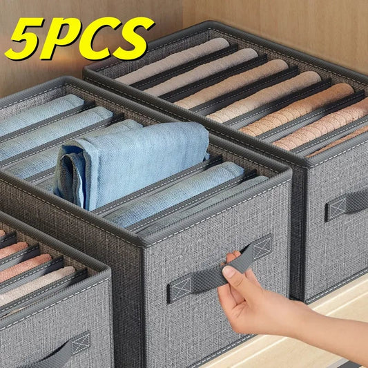 Multi-Drawer Clothes Storage Cabinet Organizer for Pants & Shirts