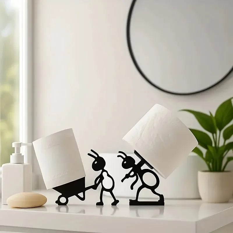 Minimalist Animal Tissue Holder - Practical Paper Roll Dispenser