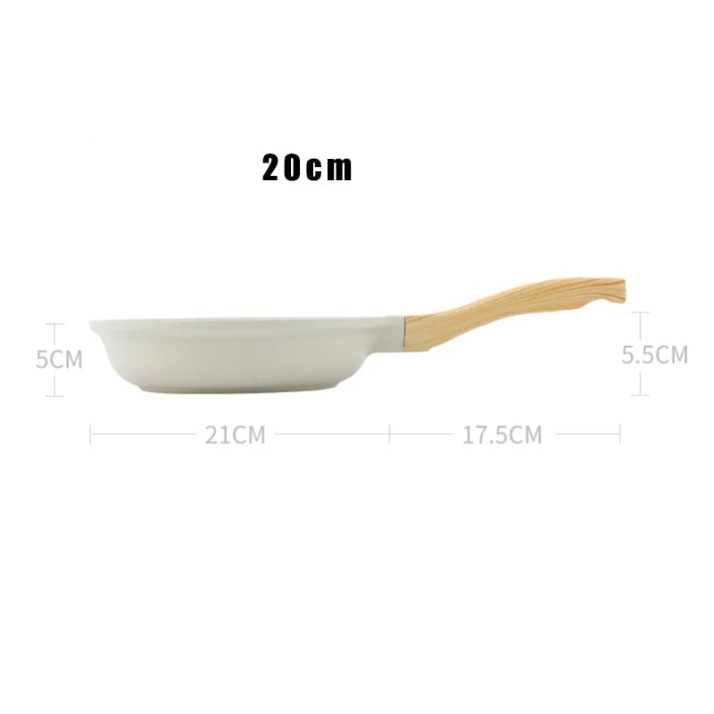 Non-Stick Ceramic Wok Pan - Induction Gas Compatible Universal