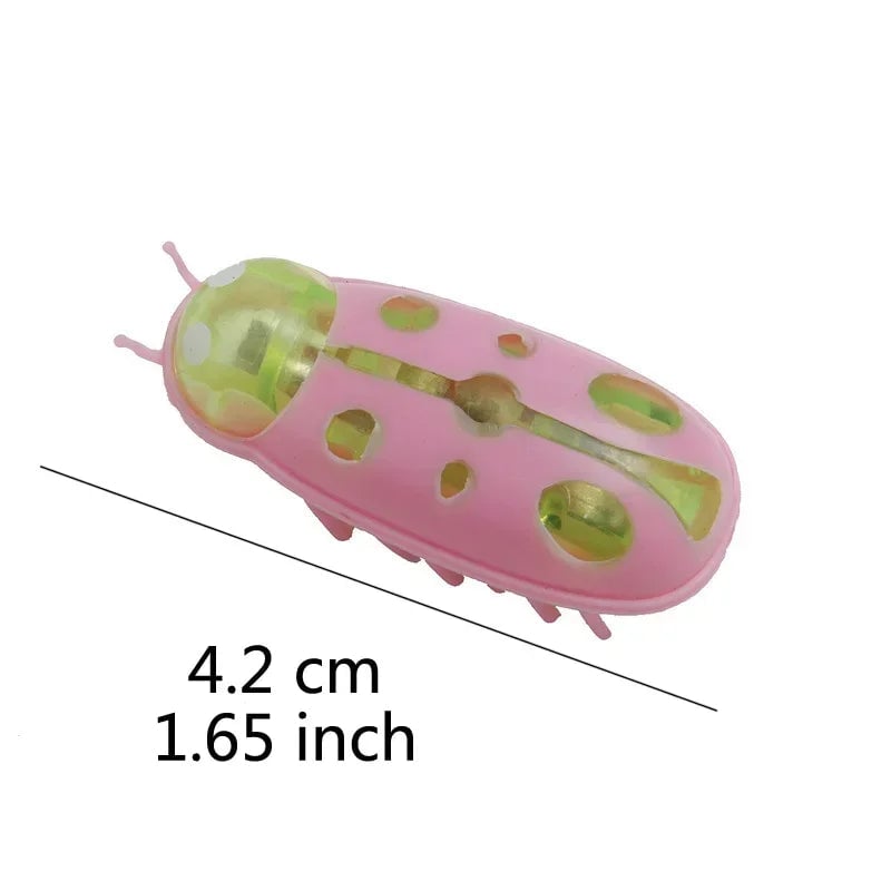 Electric Catnip Bug Toy - Battery Vibrating Robot Insect Cat Toy