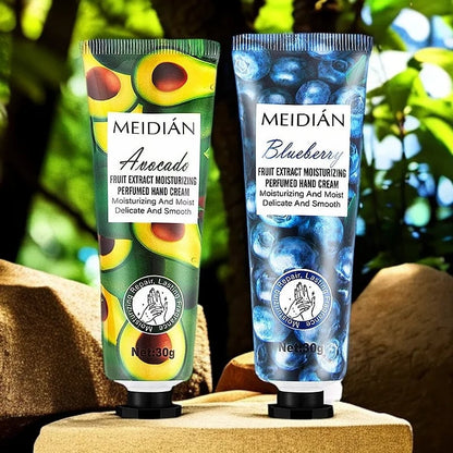 5-Piece Fruit Scented Hand Cream Set - Moisturizing Care Mask
